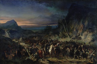 The Ravine, Campaign of 1809, 1843 by Nicolas Toussaint Charlet
